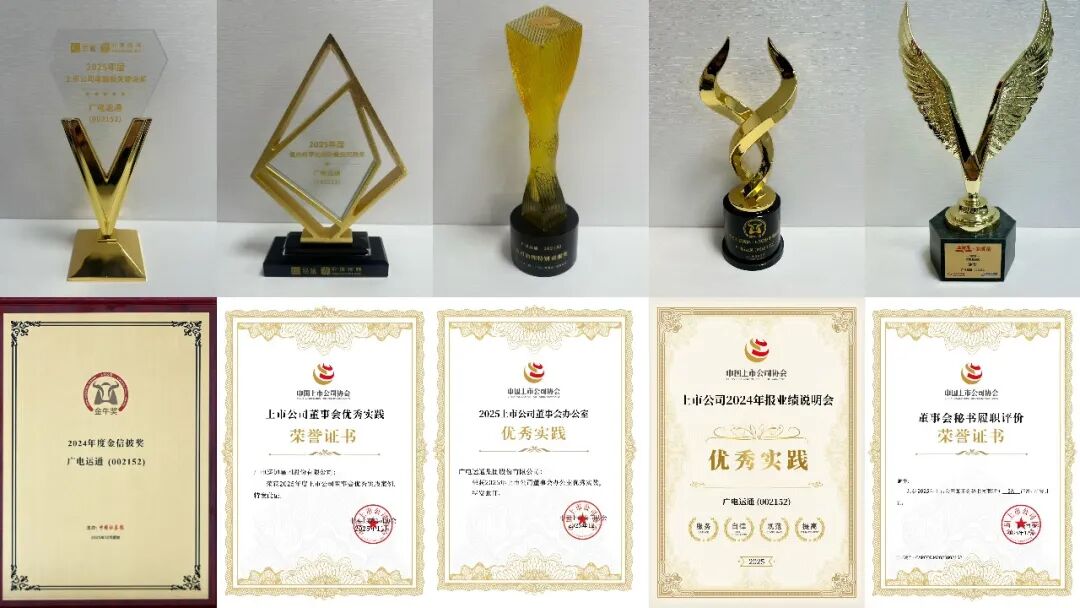 广电运通连获多项资本市场权威奖项